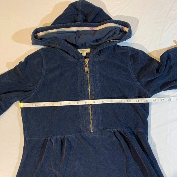 Burberry Navy Blue Hooded Sweatshirt - Picture 6 of 8